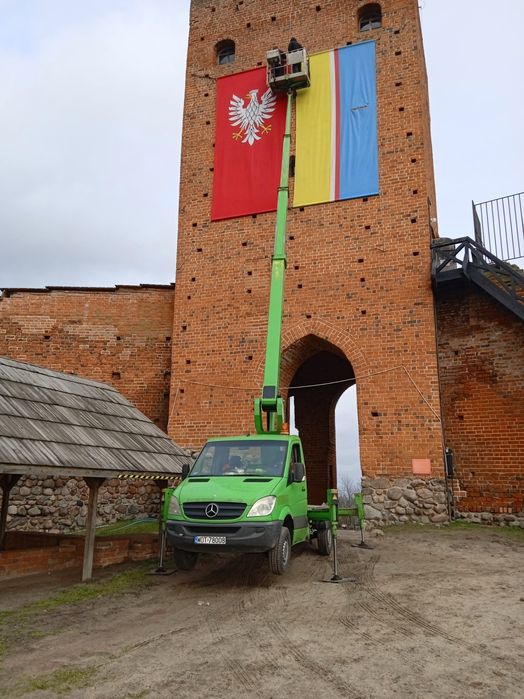 Wynajem podnośników koszowych, zwyżki, wysięgnik