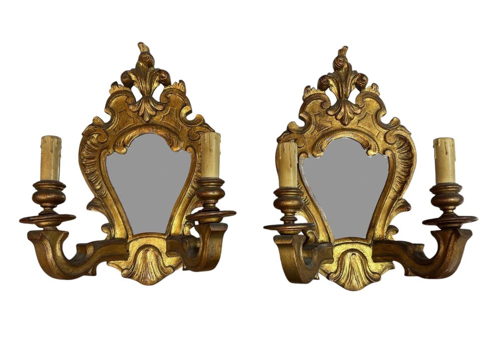 Par de Espelhos ao estilo Rocaille
