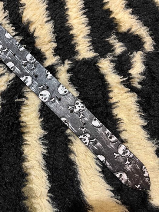 Misfits Crimson Ghost Logo Buckle Belt Ремень Мистфитс с Черепами Скелетами  archive