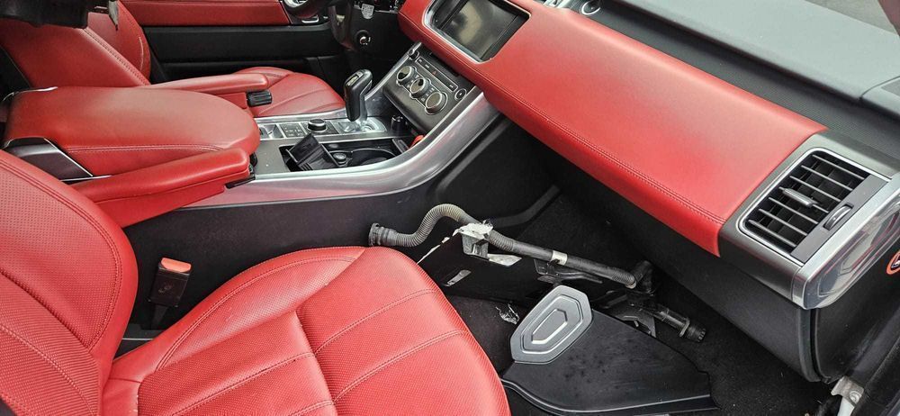 Land rover Range rover L494 fotele kanapa skóra czerwona