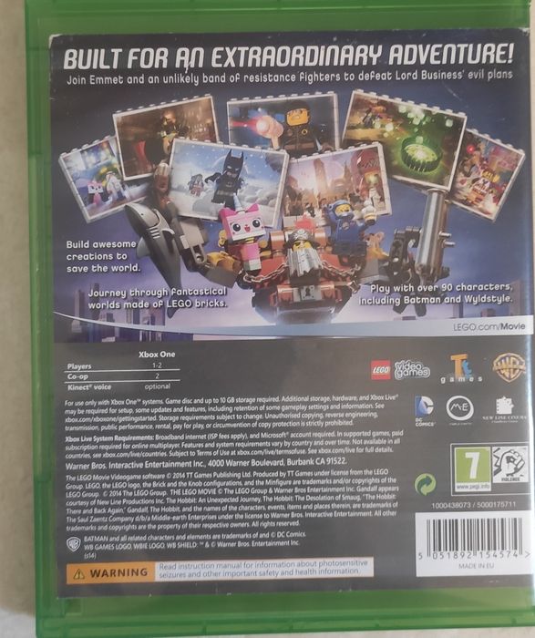 Gra LEGO Movie Xbox one