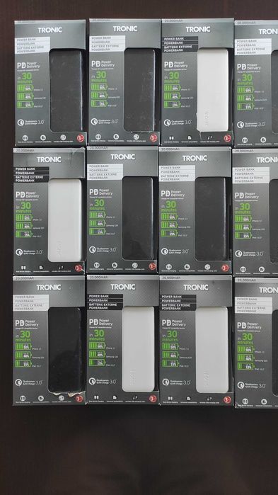 Повербанк 20000 мАч TRONIC для 2 пристроїв Qualcomm quick charge