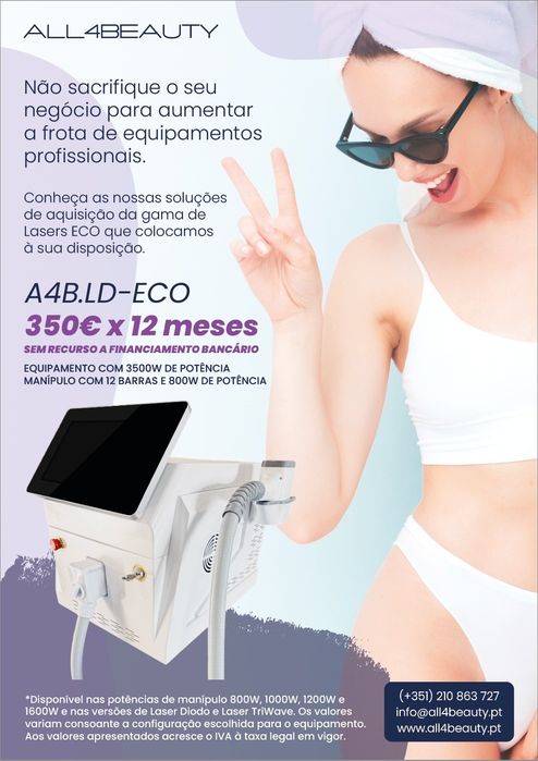 Vende-se Equipamento Laser Díodo 808nm com unidade TEC Cooling