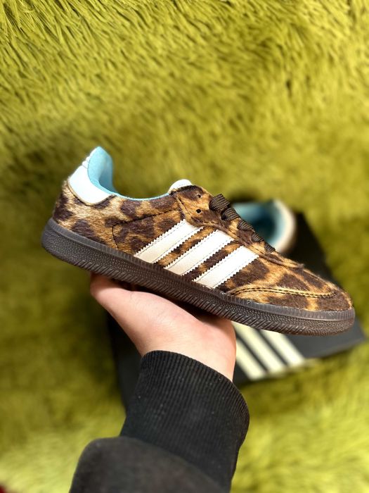 Кросівки Adidas Samba x Wales Bonner (леопард)
