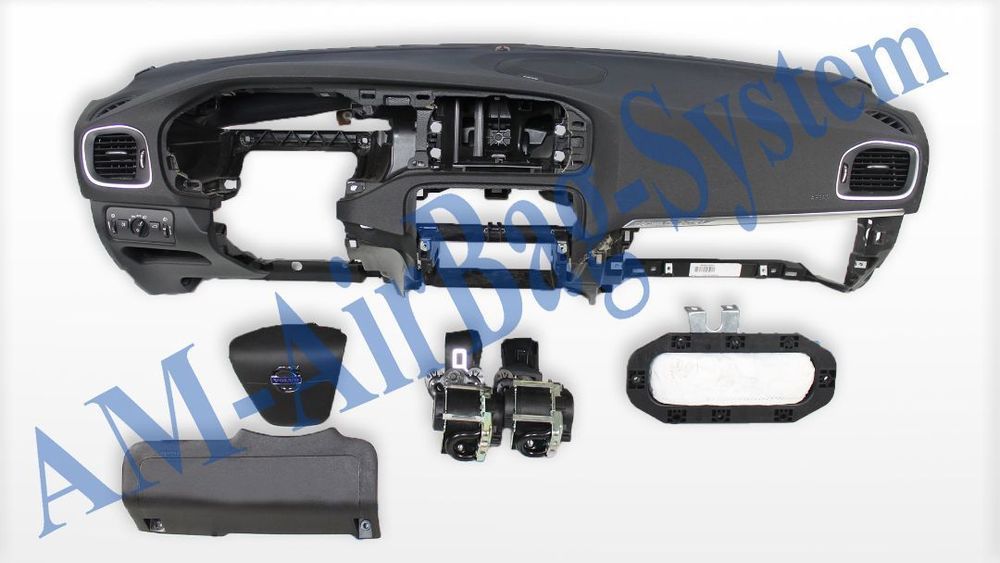 Volvo V40 Deska Rozdzielcza Poduszki Pasy AirBag Konsola Kokpit Pulpit Regeneracja Naprawa
