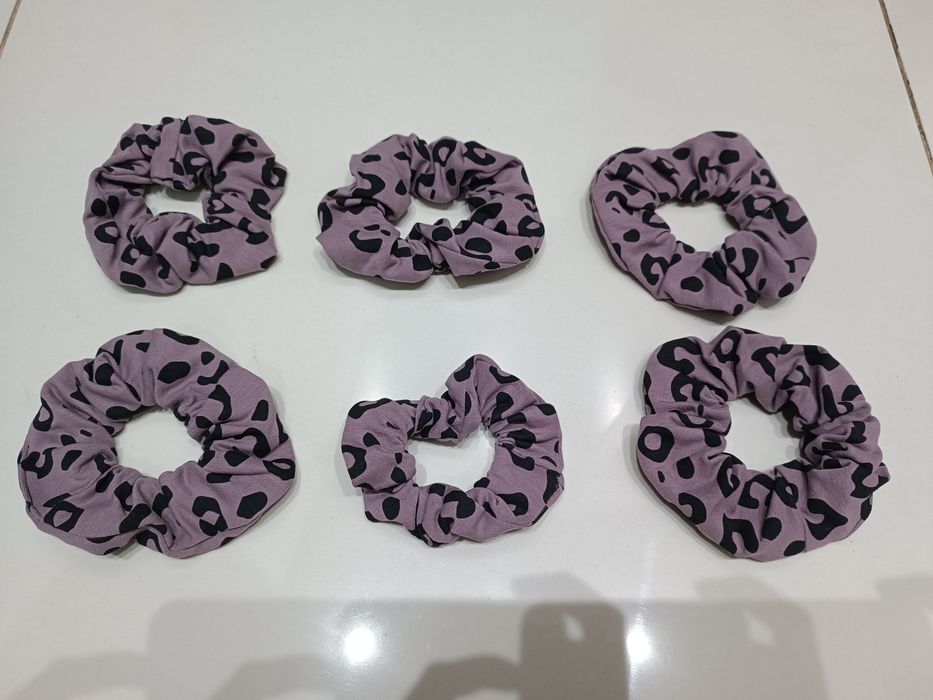 Gumki scrunchie 6 szt