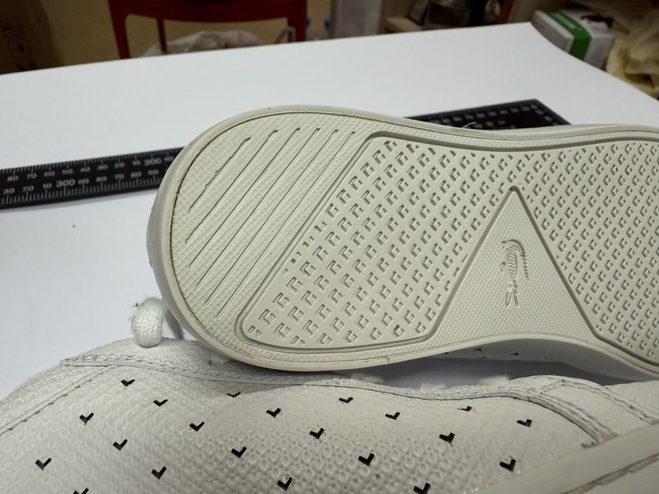 Lacoste кеди шкіряні