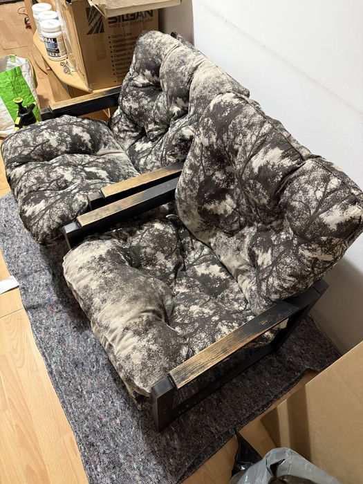 Fotel Bolek lata 60 prl vintage retro hałas chierek 366 zajączek