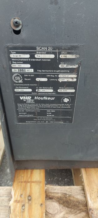 Przecena duński kominek koza wolnostojący Scan 20