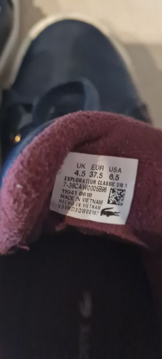Buty damskie Lacoste używane 37,5 cm