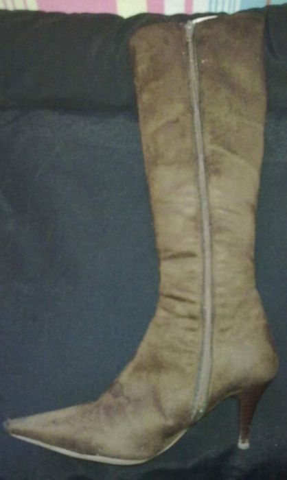 Brown Suede Boots - Size 37 - Women