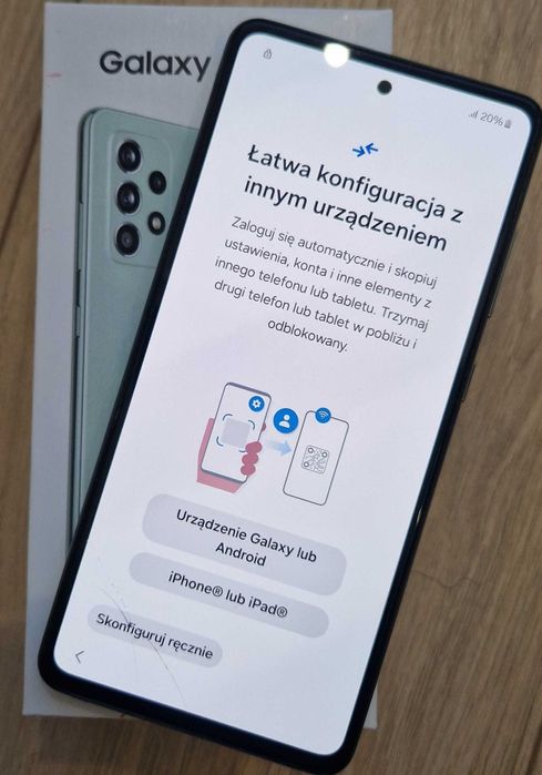 Samsung Galaxy A52s 5G 6 GB RAM, 128 GB(lekko pęknięty ekran)