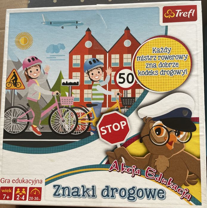 Gra  planszowa znaki drogowe