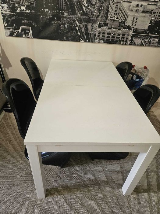 Mesa de jantar madeira - extensível