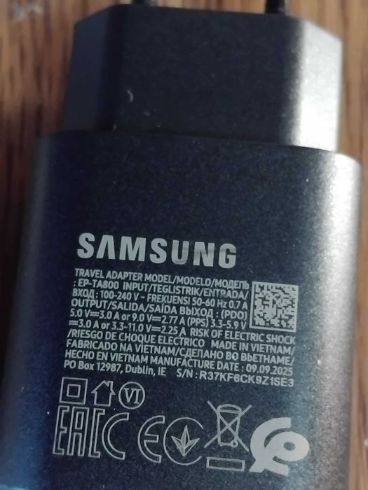 Зарядное устройство  Samsung 25W