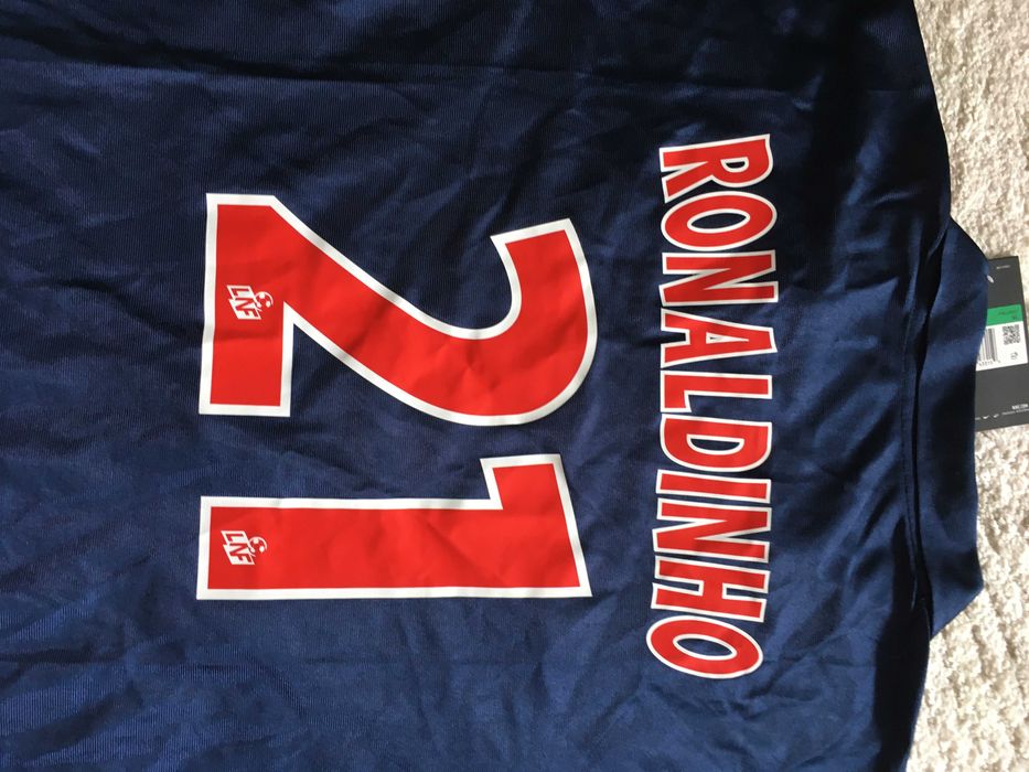 T-shirt Nike oryginał Dri-Fit PSG 21 RONALDINHO XL