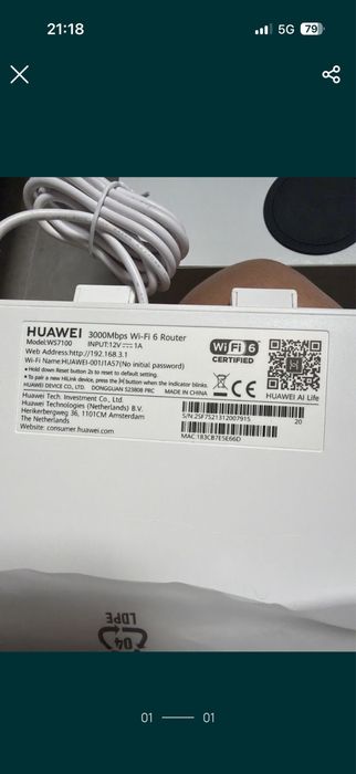 Router wi-fi huawei