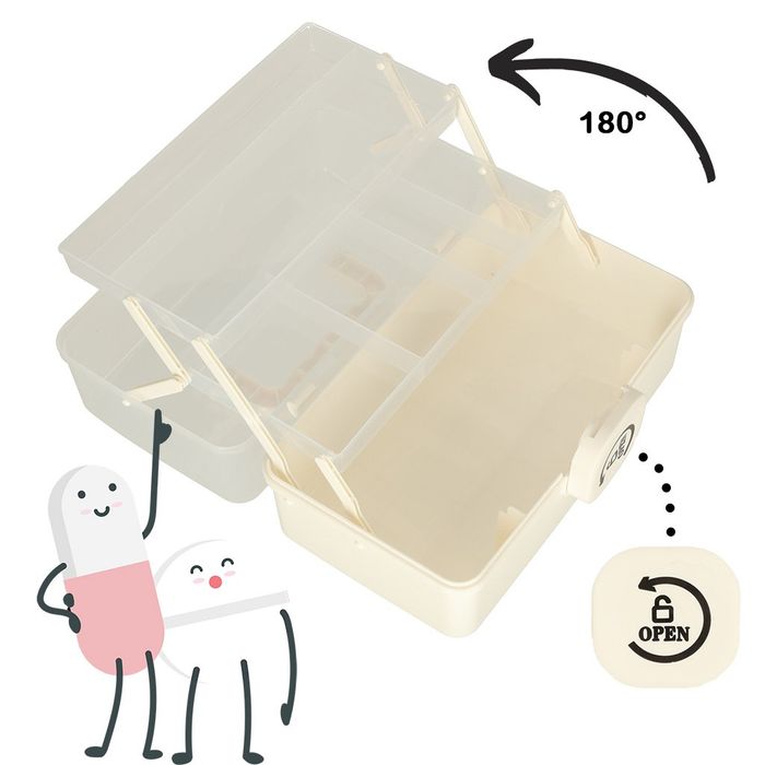 Organizer pojemnik na lekarstwa leki apteczka do przechowywania leków