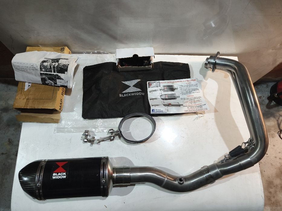 Escape black widow MT 07 / XSR / TRACER ( OFERTA DO ENVIO )