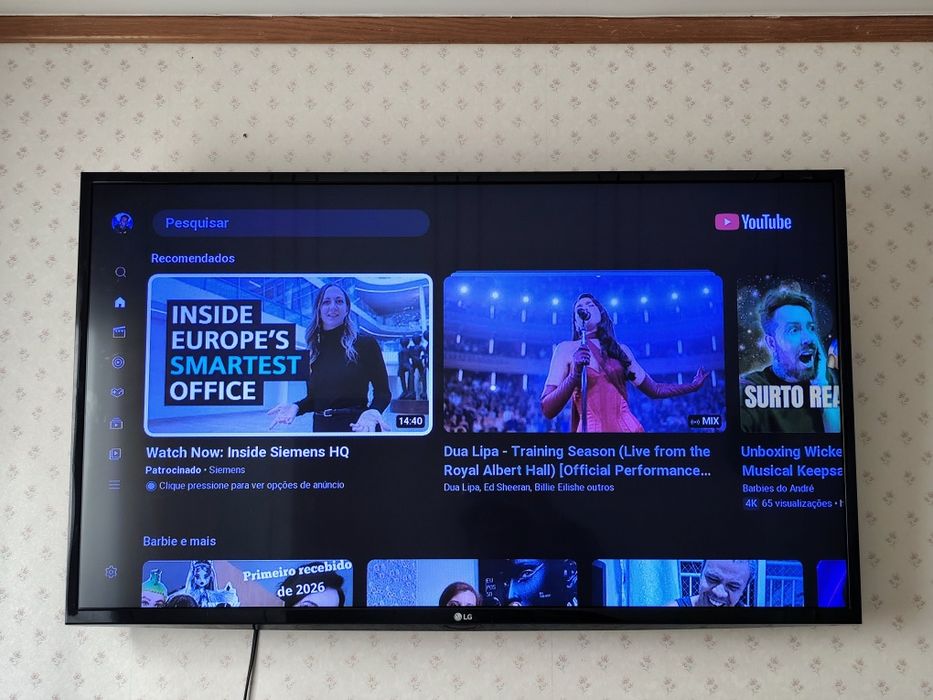TV LG FHD c/ comando 43 polegadas