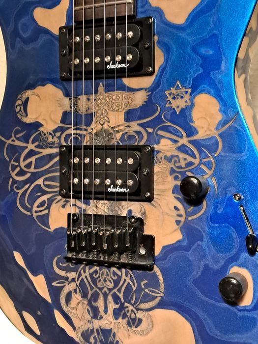 Guitarra elétrica jackson dinky customizada