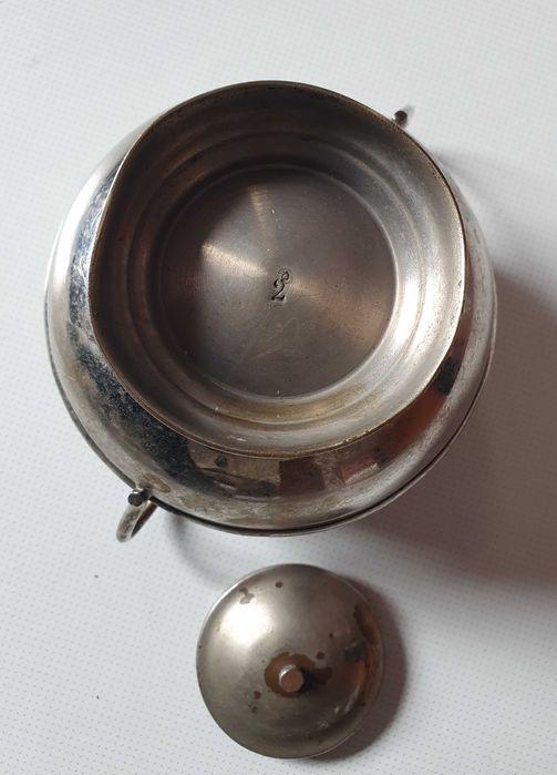 Açucareiro em casquinha, para coleção, muito antigo