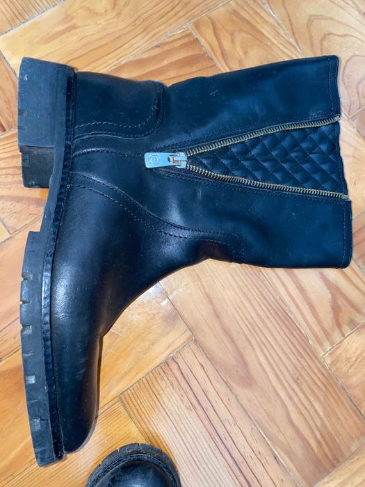 Botas em pele Massimo Dutti 37