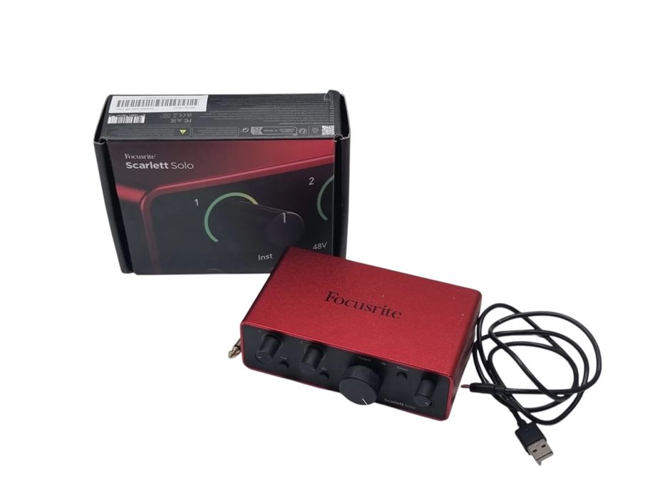 Focusrite Scarlett Solo Red Edit/Komplet/Wys/Polecam!