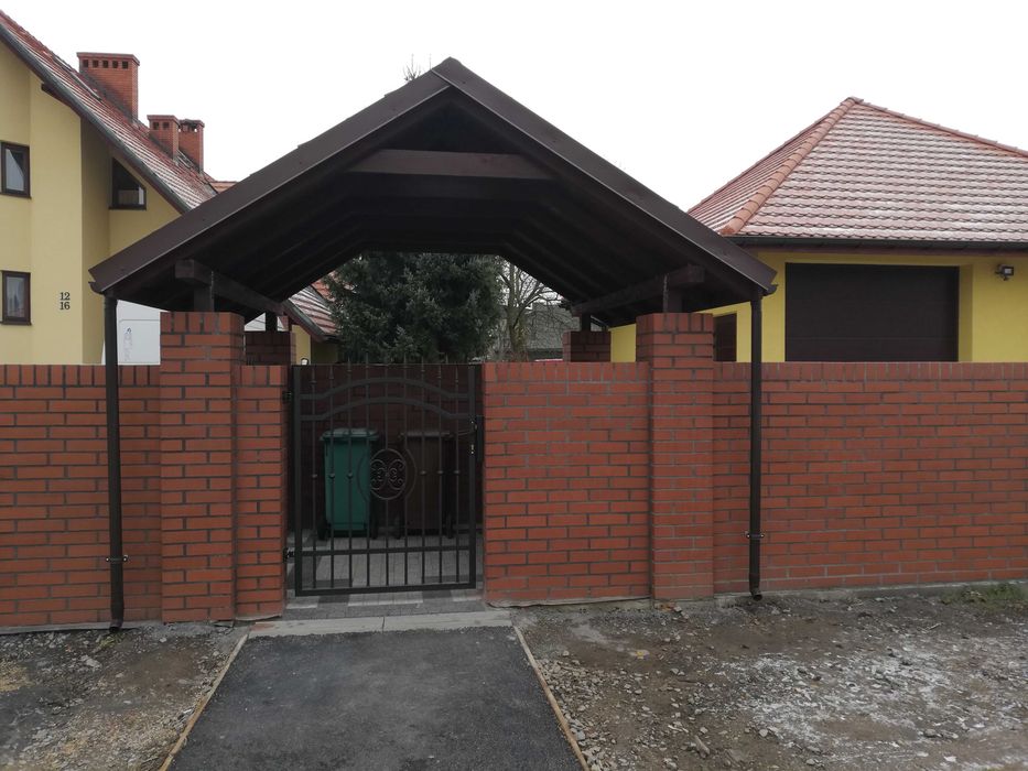 Ogrodzenia Panelowe, z Profili | Bramy Przesuwne Dwuskrzydłowe | Wiaty