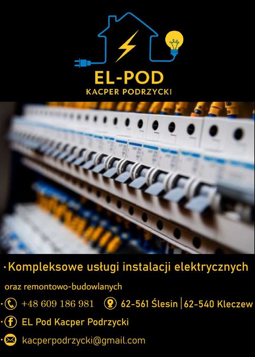 Usługi instalacji elektrycznych oraz remontowo budowlane