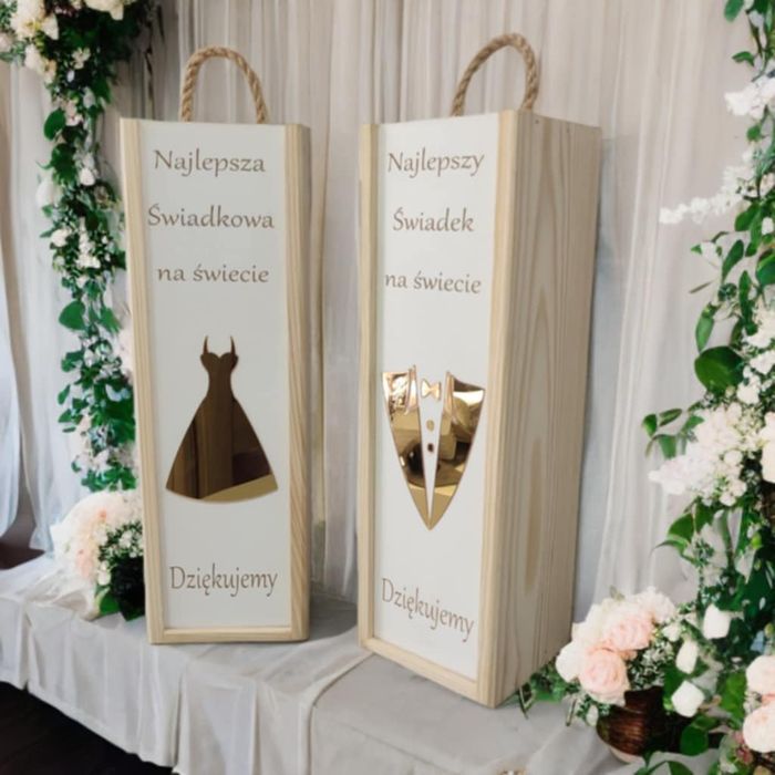 Podziękowania dla świadków ślub wesele