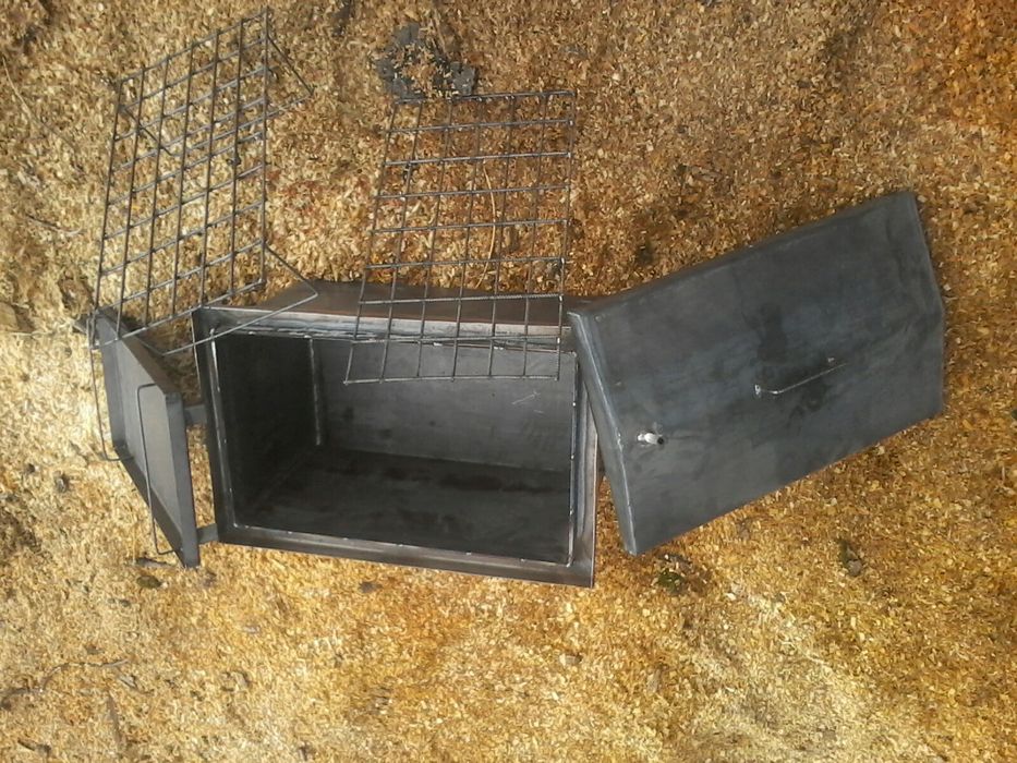 Коптильня 2мм толщина КП-1.коптильня гарячого копчення з гідрозатвором