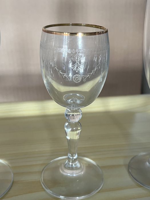 Servico de copos de cristal