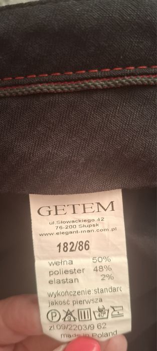 Garnitur młodzieżowy roz. 50