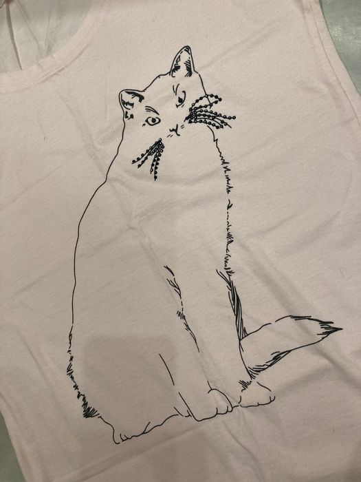 Bluzka z kotem  damska - rozm.M