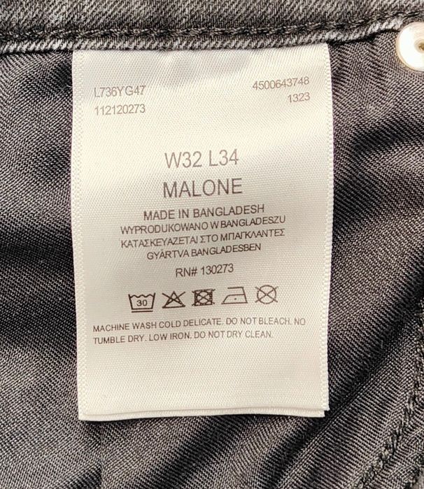 Wr) LEE Malone oryginalne spodnie jeansowe Roz.32/34