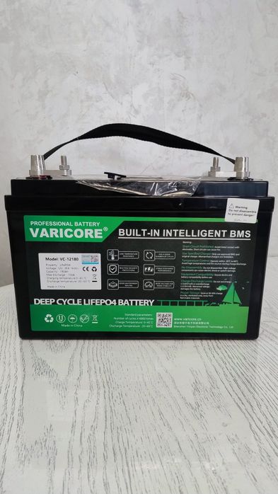 літій-залізо-фосфатний акумулятор (LiFePO4) Varicore VC-12 v 180.Ah