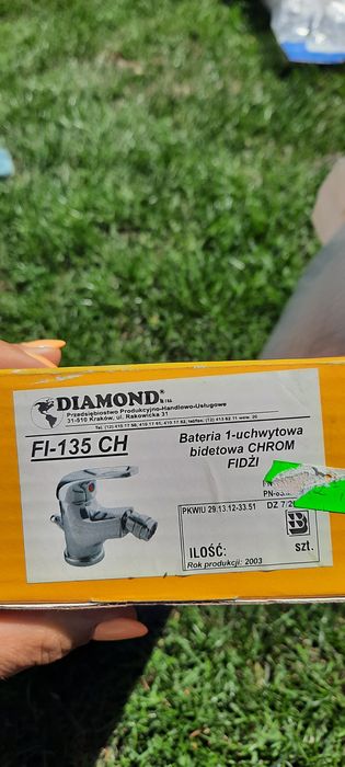 Bateria bidetowy Diamond Nowa