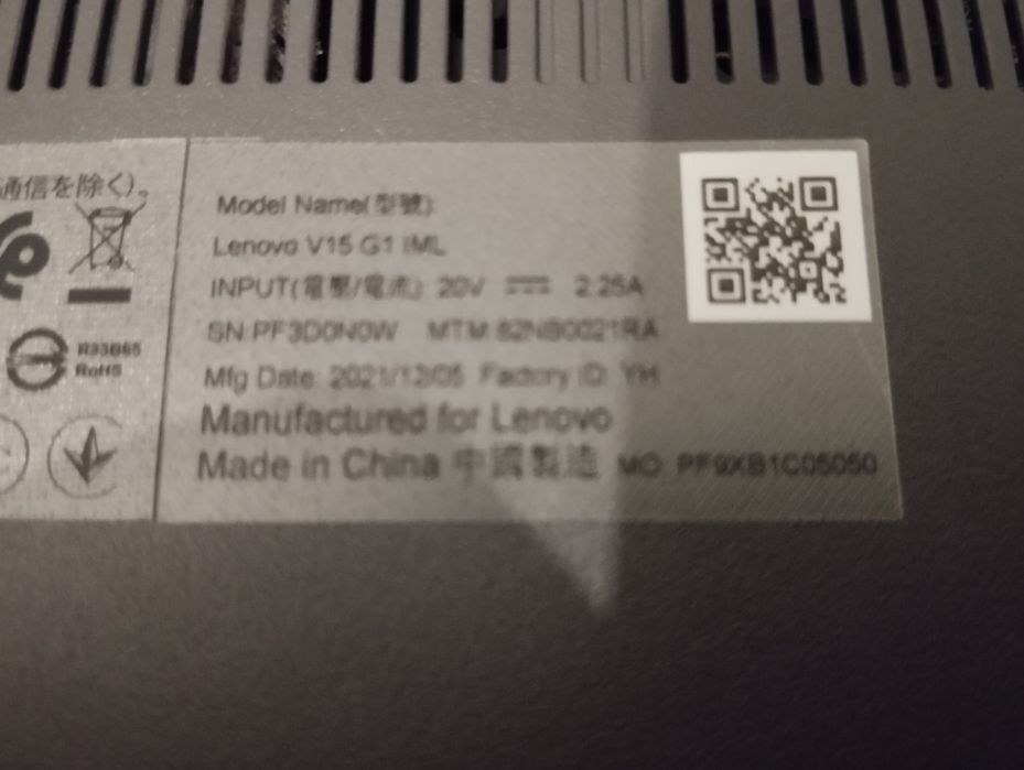 Ноутбук Lenovo V15 G-1