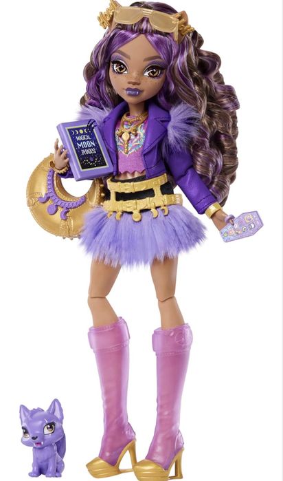 лялька Monster High Clawdeen Wolf Fabulous монстер хай Клодін Вульф з вихованцем нова серія оригінал Mattel Кукла Клодин