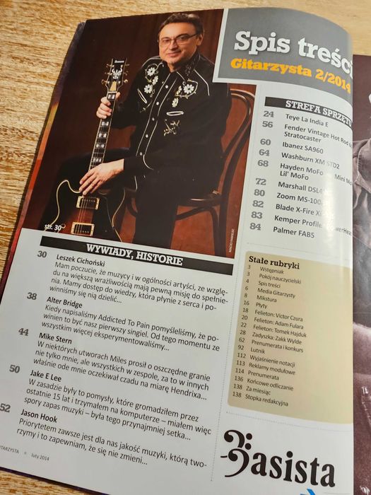Gitarzysta #98 + Basista #41 2/2014 - Leszek Cichoński, Alter Bridge