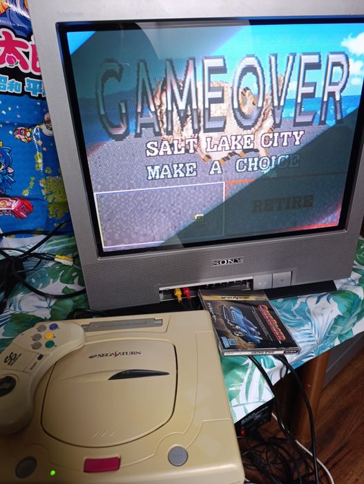 Sega Saturn NTSC-J HST-3220 Biała