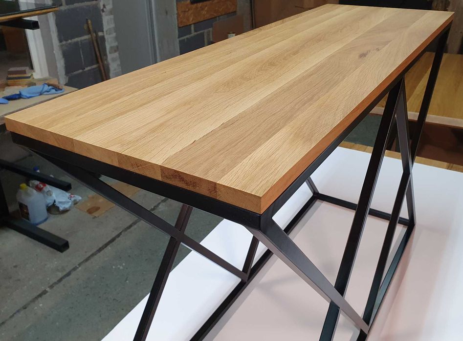 Stół dębowy ''Konsola'' 120x40x78 [cm], grubość 2cm [nr wew. 21]