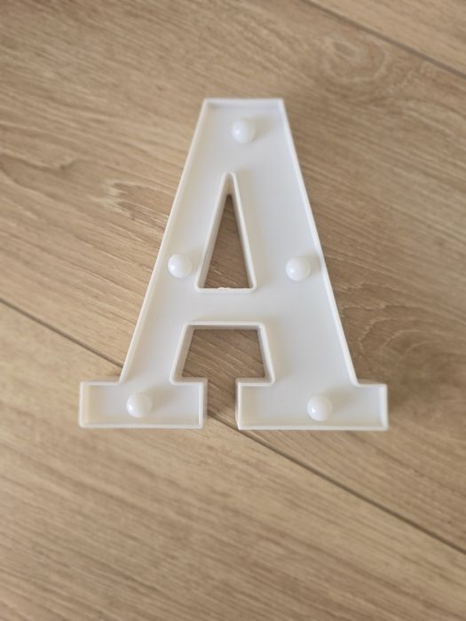 Litera A led 2x baterie AAA
