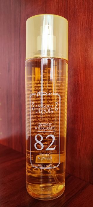 Mgiełka do ciała SENTIO De la Mare Raggio di Sole nr 82, kokos i czekolada, 250 ml