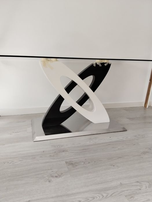 Mesa de jantar de vidro