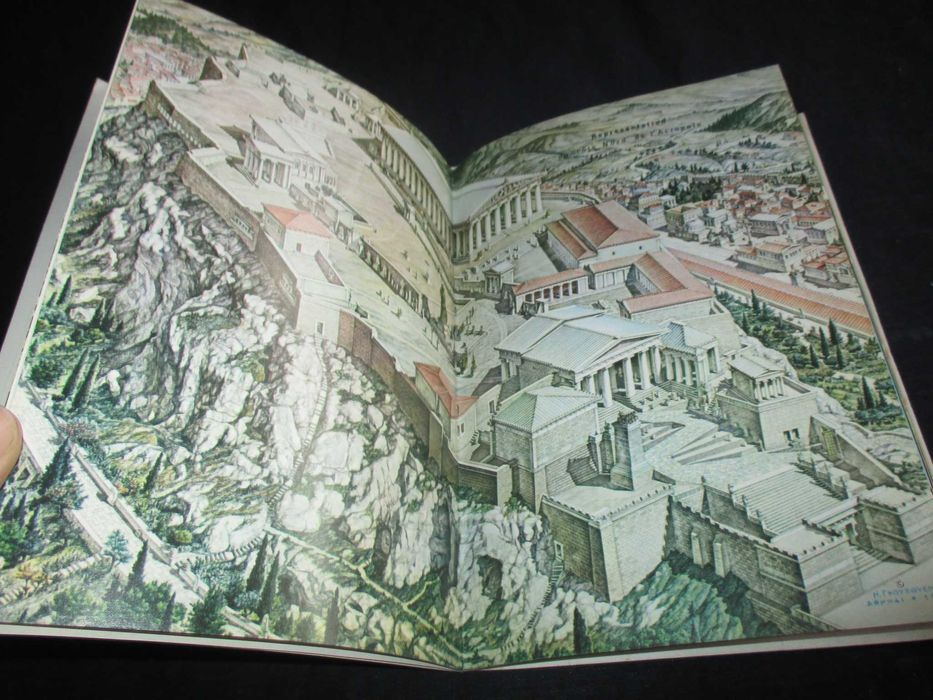 Livro Akropolis N. Gouvoussis Guia Mapa turístico