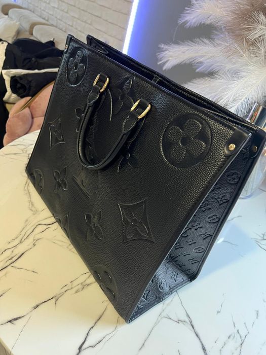 Torebka Shopper Louis Vuitton skóra naturalna