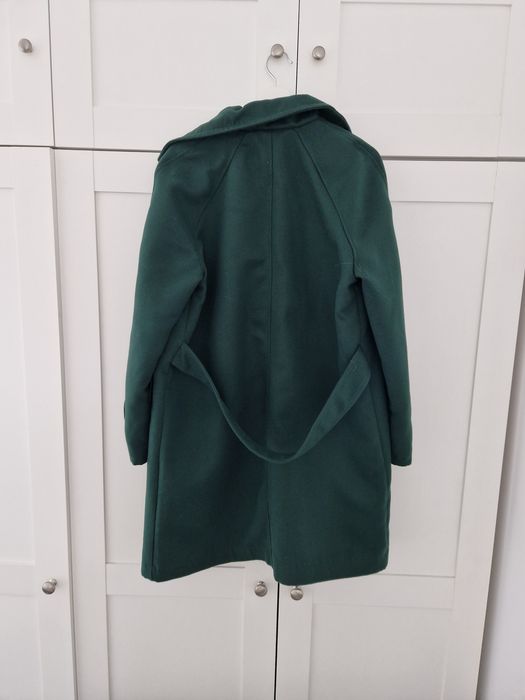 Płaszcz trencz butelkowy r s oversize