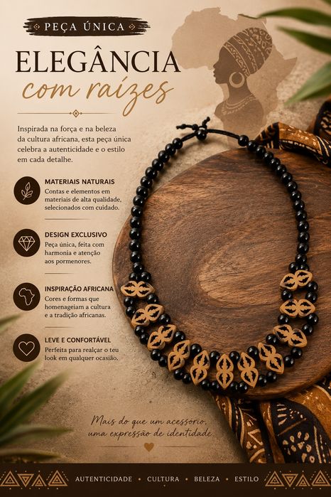 Colar peça única